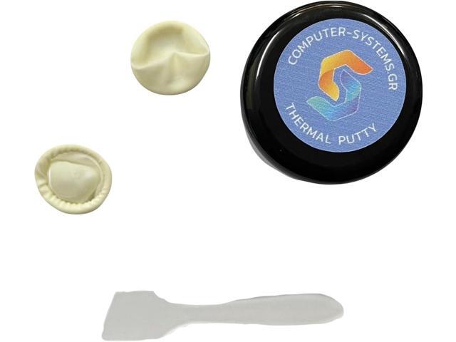 UPSIREN UX PRO Ultra 20g jar Max conductivity nonconductive thermal putty for 24 mm gaps. High viscosity, hand moldable compound for water cooling...