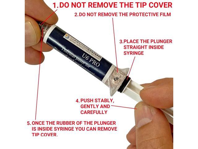 UPSIREN U6 PRO 10g applicator tube Precision thermal putty for thin heat sinks;12.8 W/m·K*.Applicator tube format for clean, drop by drop...