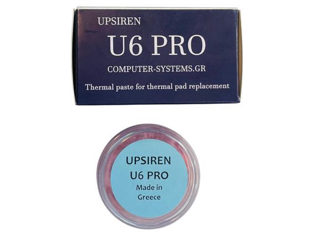 UPSIREN U6 PRO 50g jar Thermal putty for thin heat sinks in gaming laptops and compact systems. Soft, lightly tacky compound for tight layouts;...