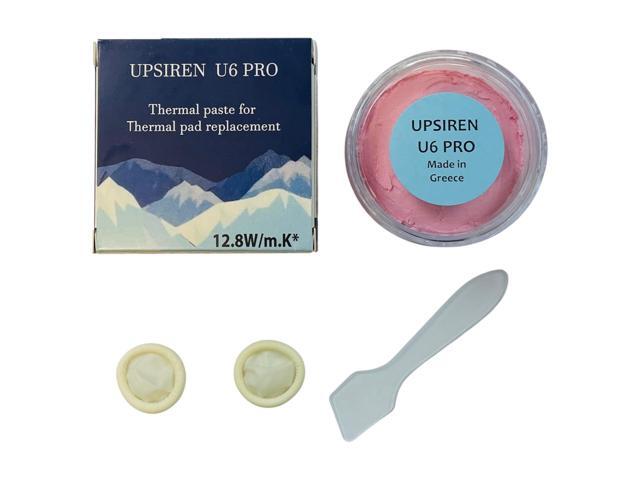 UPSIREN U6 PRO 100g jar High-capacity thermal putty for thin heat sinks; 12.8 W/m·K*; nonconductive soft, lightly tacky compound optimized for ~12...