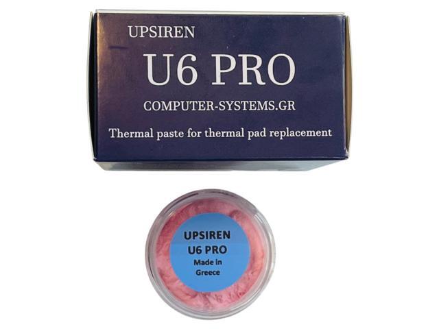 UPSIREN U6 PRO 20g jar Thermal putty for thin heat sinks in gaming laptops and compact systems. Soft, lightly tacky putty that levels mixed...