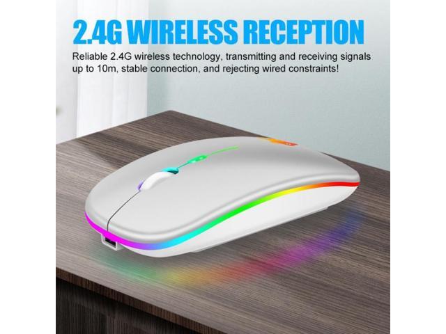 XUNSVFOX XYH50 4 Keys USB Charging Business Office Wireless Light Mouse (Black)