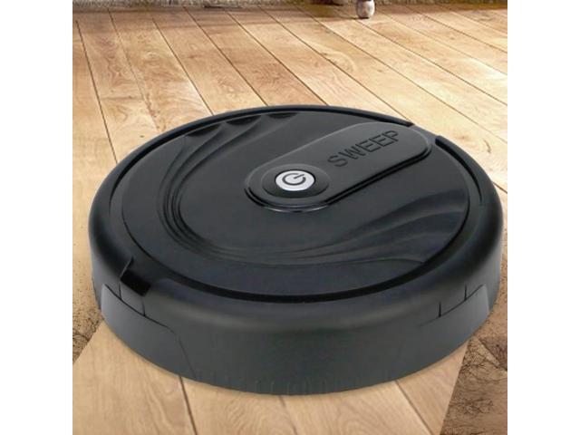 Smart Sweeping Robot Household Hair Cleaner, Specification:Battery Version Battery (Black)