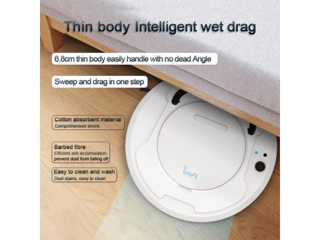 1800Pa Large Suction Smart Household Vacuum Cleaner Clean Robot (Style 3)