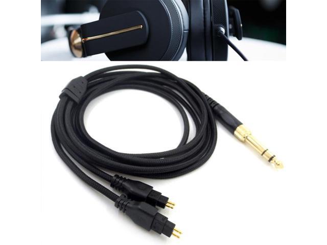 ZS0204 Headphone Audio Cable for Sennheiser HD580 HD600 HD650 HD660S (Black)