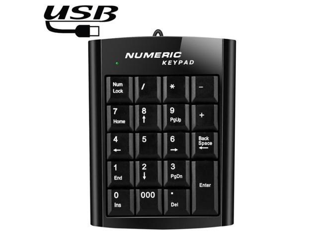Mini USB Numeric keyboard with 19 keys