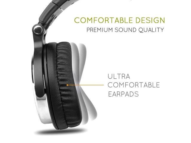 OneOdio Pro-10 Head-mounted Noise Reduction Wired Headphone with Microphone, Color:Grey Khaki