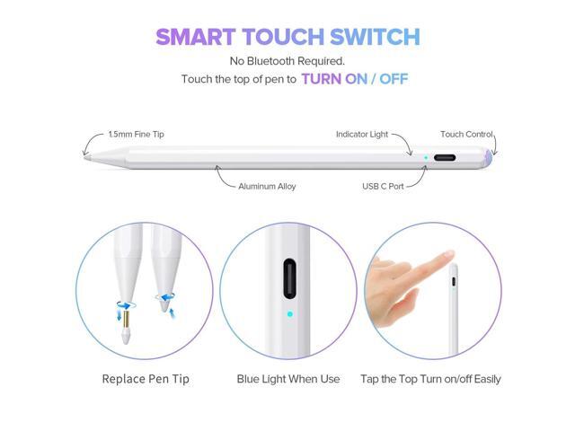 YP0016 Anti-mistouch Magnetic Capacitive Stylus Pen for iPad