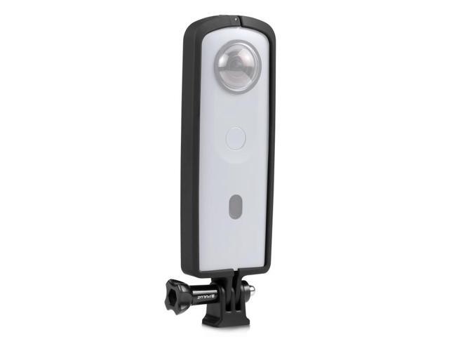 PULUZ PC ABS Plastic Protective Frame for Ricoh Theta SC2, with Adapter Mount & Screw(Black)