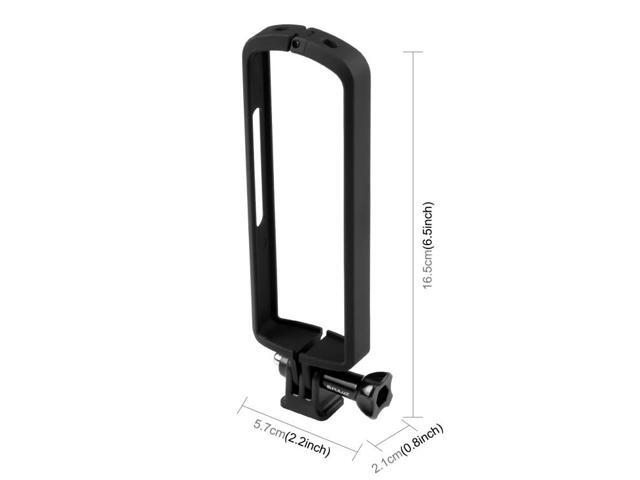 PULUZ PC ABS Plastic Protective Frame for Ricoh Theta SC2, with Adapter Mount & Screw(Black)