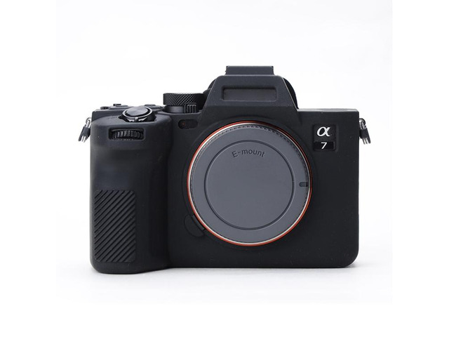 Soft Silicone Protective Case for Sony A7 IV (Black)