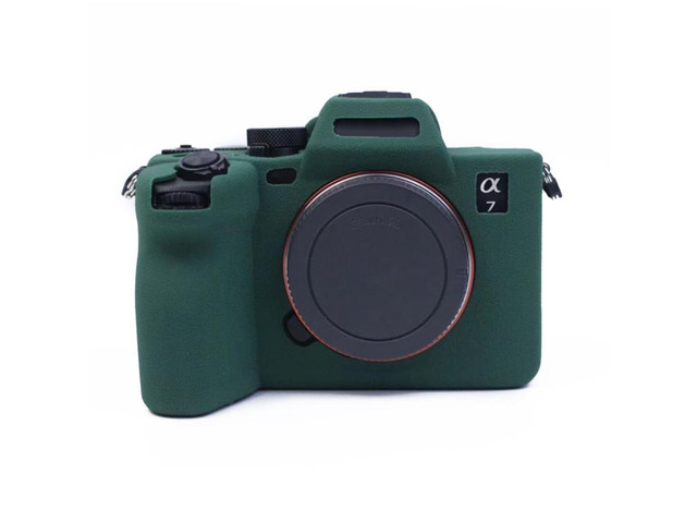 Soft Silicone Protective Case for Sony A7 IV (Green)