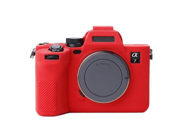 Soft Silicone Protective Case for Sony A7 IV (Red)