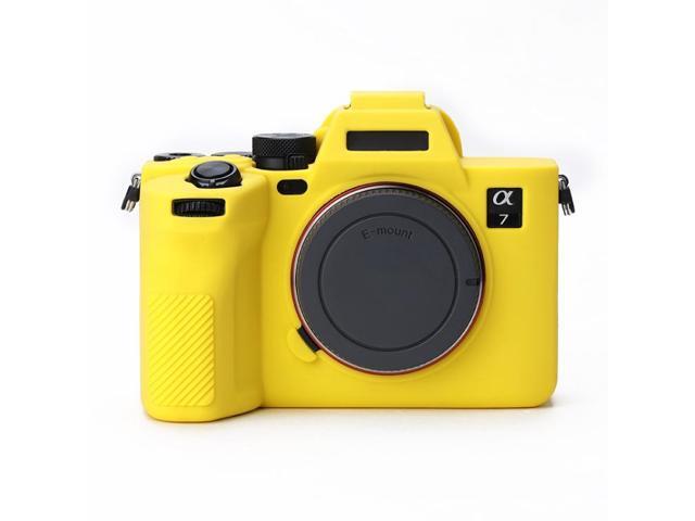 Soft Silicone Protective Case for Sony A7 IV (Yellow)
