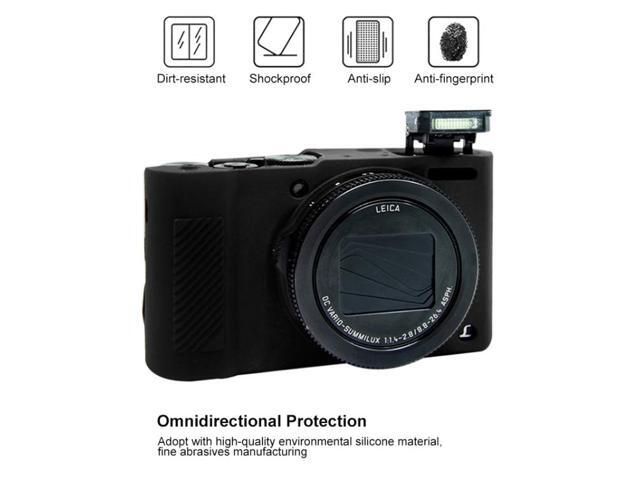 PULUZ Soft Silicone Protective Case for Panasonic Lumix LX10(Black)
