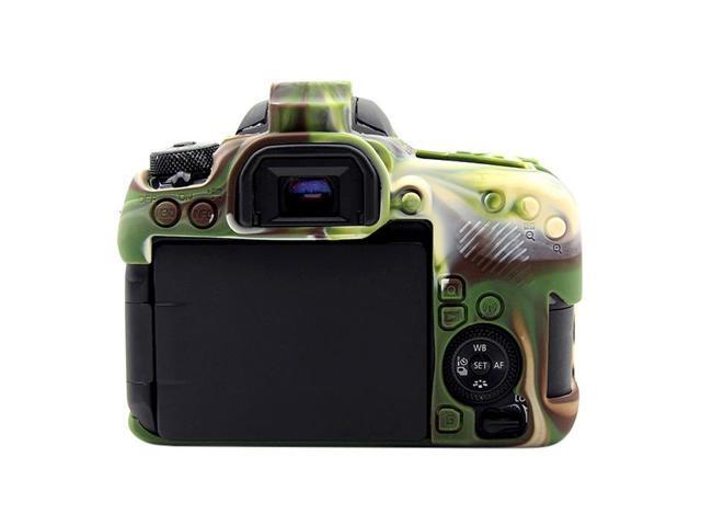 PULUZ Soft Silicone Protective Case for Canon EOS 77D(Black)