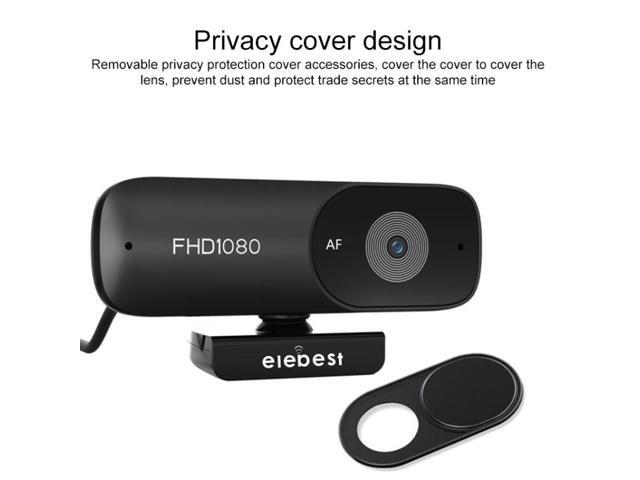 C90 1080P Auto Focus HD Computer Camera Webcam(Black)