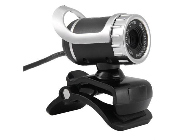 HXSJ A859 480P Computer Network Course Camera Video USB Camera Built-in Sound-absorbing Microphone(No Camera Function Silver) Black