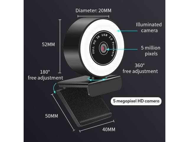 A9mini USB Drive-Free HD Fill Light Camera with Microphone, Pixel:2.0 Million Pixels 1080P 1080P