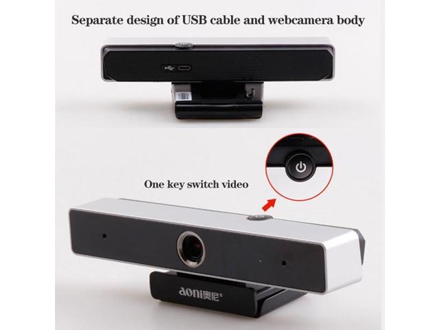 aoni C90 1080P HD Business Smart Computer Camera with Microphone