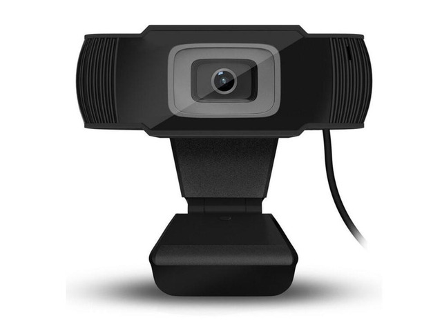 HXSJ A870 480P Pixels HD 360 Degree WebCam USB 2.0 PC Camera with Microphone for Skype Computer PC Laptop, Cable Length: 1.4m (Black)