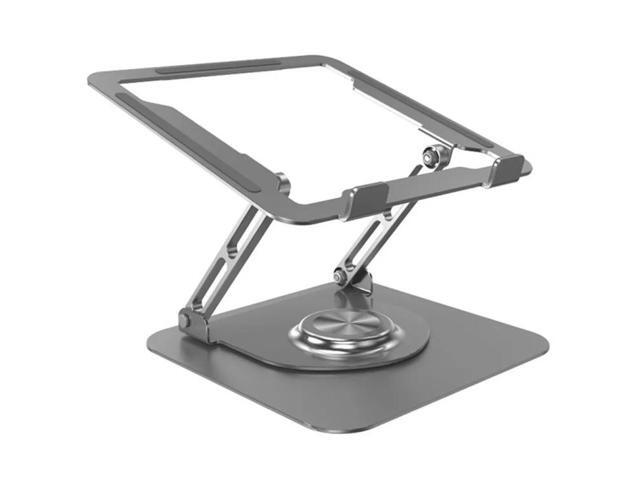 D147 Foldable 360 Degree Rotating Laptop Lifting Bracket Aluminum Alloy Notebook Desktop Stand(Silver)