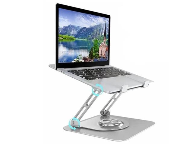 D147 Foldable 360 Degree Rotating Laptop Lifting Bracket Aluminum Alloy Notebook Desktop Stand(Silver)