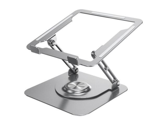 D147 Foldable 360 Degree Rotating Laptop Lifting Bracket Aluminum Alloy Notebook Desktop Stand(Silver)
