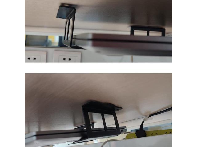 Under Desk Laptop Tablet Mini PC Storage Stand Metal Invisible Tray Rack, Height: 4.8cm