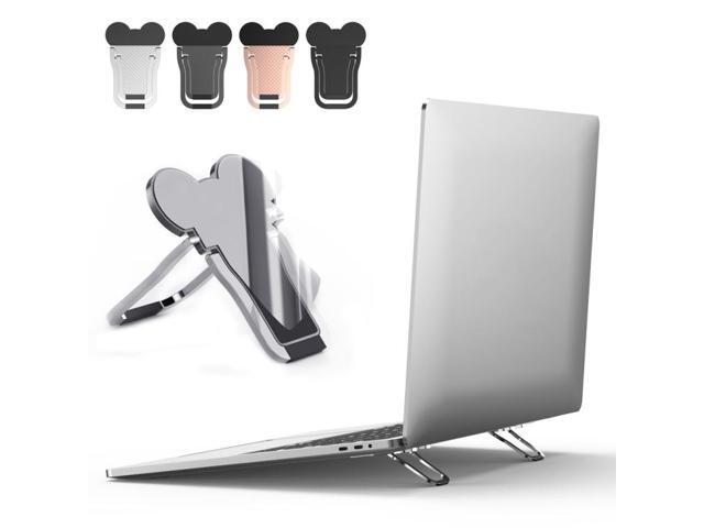 2 PCS Metal Foldable Laptop Stand Bracket(Black)