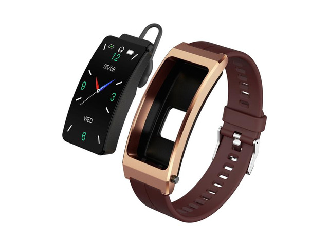 K13S 1.14 inch TFT Screen Leather Strap Smart Calling Bracelet Supports Sleep Ma