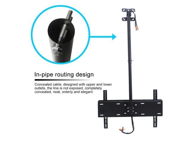 32-65 inch Universal Height & Angle Adjustable LCD TV Wall-mounted Ceiling Dual-use Bracket, Retractable Length: 2m