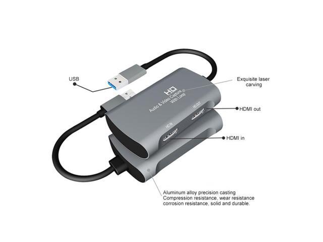 Z31 HDMI Female to HDMI Female + Audio + USB 2.0 Video Capture Box
