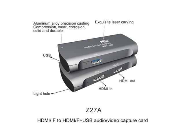 Z27A HDMI Female to HDMI Female USB Video Audio Capture Box