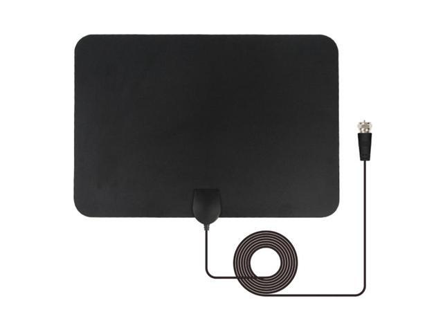AN-1003 5dBi/25dBi Indoor HDTV Antenna, VHF170-230/UHF470-862MHz(Black)