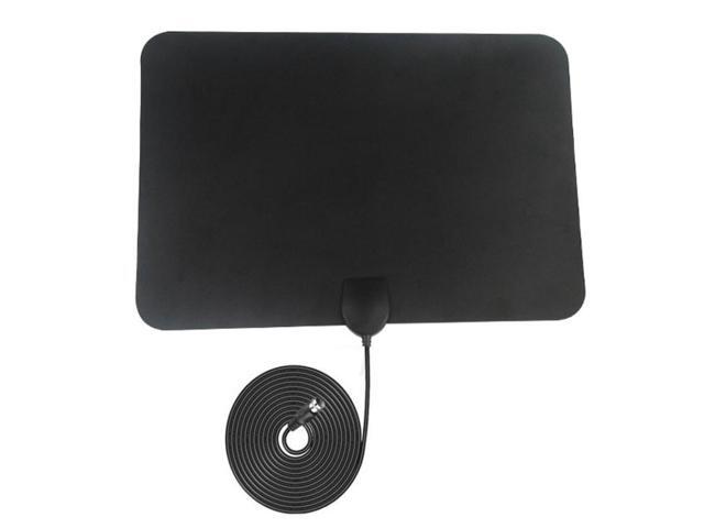 AN-1003 5dBi/25dBi Indoor HDTV Antenna, VHF170-230/UHF470-862MHz(Black)