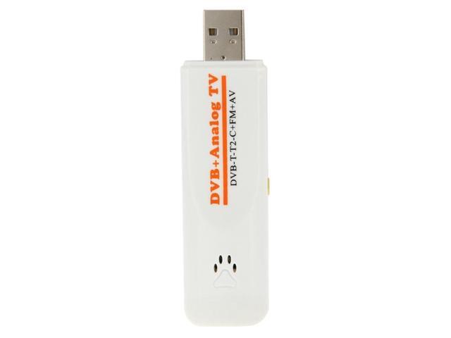 Mini Digital USB 2.0 Dual Module DVB Analog TV Stick, Support FM + AV + DVB-T / T2 / C