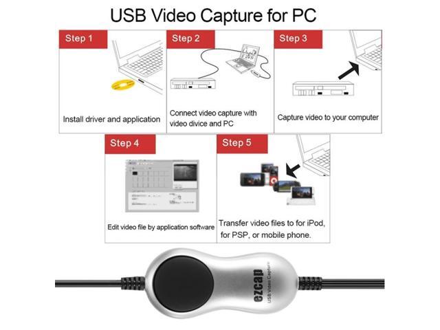 EZCAP USB 2.0 Video Capture Card Device
