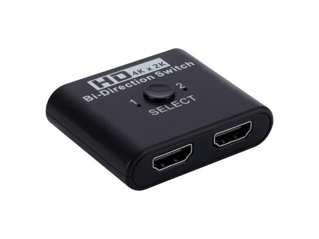 2 In 1 Out 4K HD Video Bi-Direction HDMI Switcher