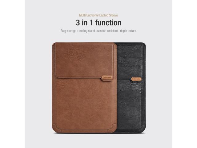 NILLKIN Water Wave Texture Versatile Laptop Sleeve For 14.0 inch and Below For 14.0 inch and Below (Brown)