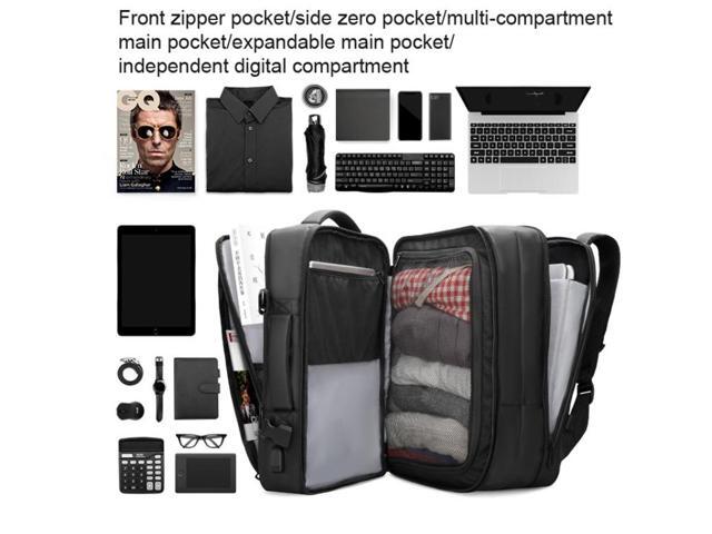 Mark Ryden 17.3 Inch Men Large Capacity Oxford Cloth Computer Backpack,Style: Raincoat Style Raincoat Style