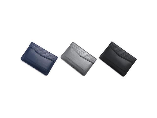 Horizontal Embossed Notebook Liner Bag Ultra-Thin Magnetic Holster, Applicable Model: 13-14 inch 13-14 inch (Gray)