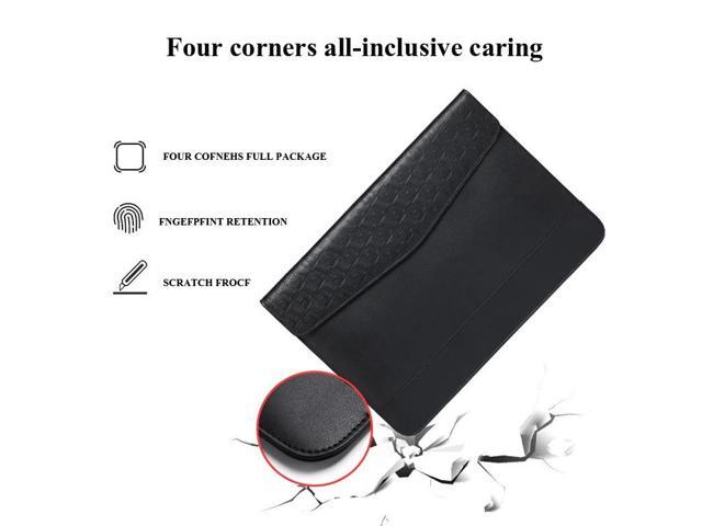 Horizontal Embossed Notebook Liner Bag Ultra-Thin Magnetic Holster, Applicable Model: 13-14 inch 13-14 inch (Gray)
