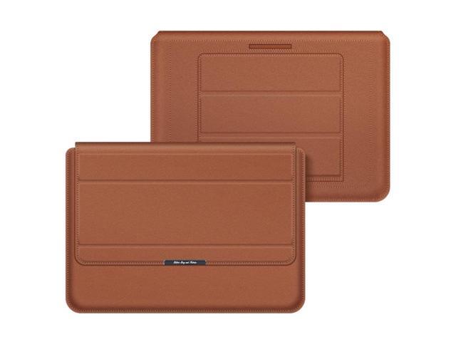 4 in 1 Universal Laptop Holder PU Waterproof Protection Wrist Laptop Bag, Size:13/14inch(Red) 13/14inch (Brown)
