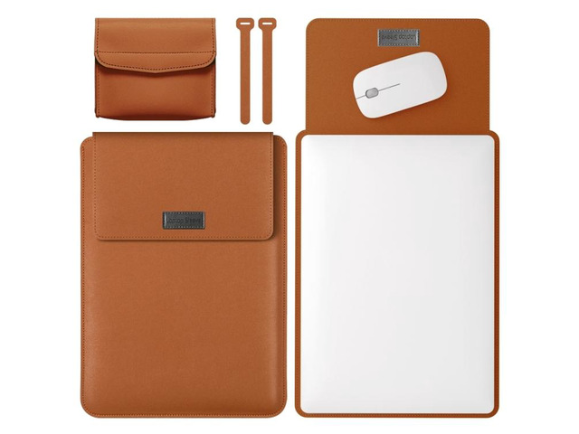 4 in 1 Lightweight and Portable Leather Computer Bag, Size:13/14 inches 13/14 in