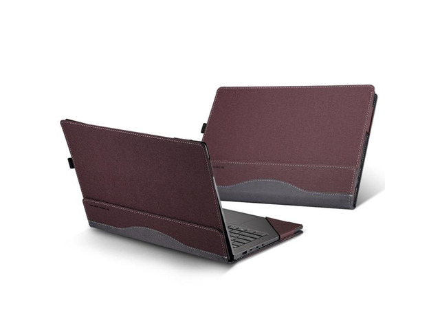 13.3 Inch Leather Laptop Anti-Fall Protective Case With Stand For Samsung Galaxy