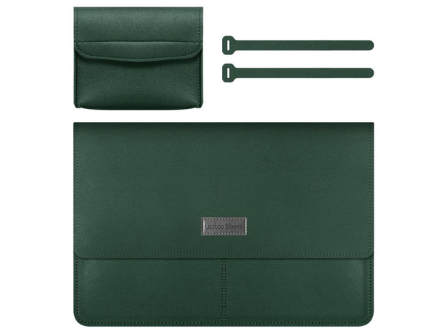 Litchi Pattern PU Leather Waterproof Ultra-thin Protection Liner Bag Briefcase L