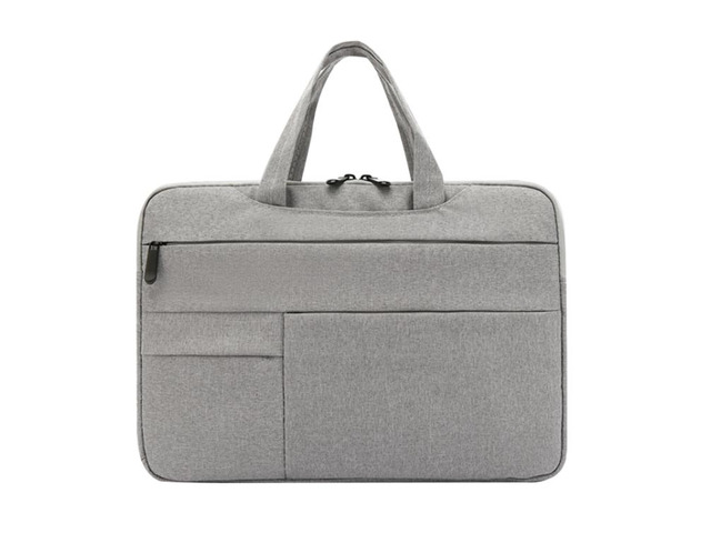 POFOKO C510 Waterproof Oxford Cloth Laptop Handbag For 12-13 inch Laptops(Black) For 12-13 inch Laptops (Grey)