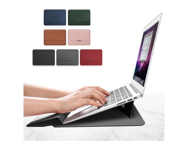 4 in 1 Universal Laptop Holder PU Waterproof Protection Wrist Laptop Bag, Size:11/12inch(Red) 11/12inch (Rose gold) Gold