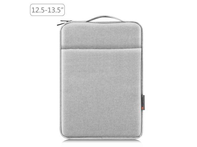 HAWEEL Laptop Sleeve Case Zipper Briefcase Bag with Handle for 12.5-13.5 inch Laptop (Grey)
